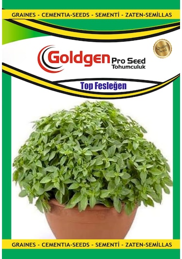 Goldgen Top Fesleğen Reyhan Tohumu 1 Paket