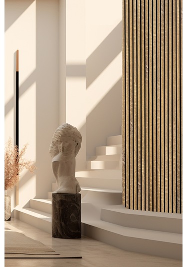 Mdf Ahşap Akustik Duvar Paneli 60x275 Cm - Asos Pvc 60x275