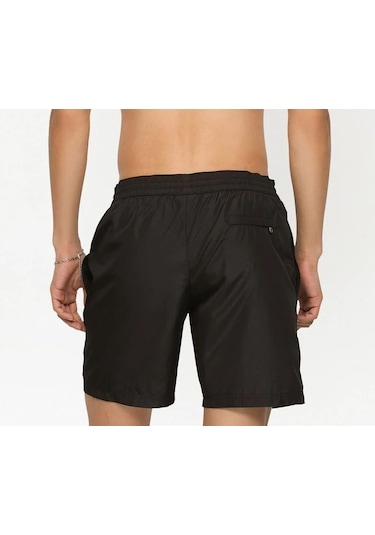 Dolce & Gabbana Dolce&Gabbana Mini Logo Tag Swim Shorts M4E27TFUSFW