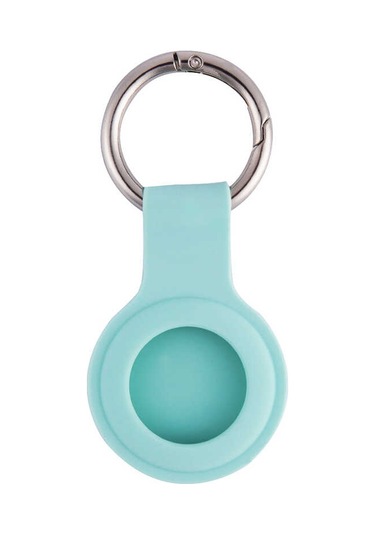 Kilifone - Airtag Uyumlu Silikon Anahtarlık - 01 - Turkuaz