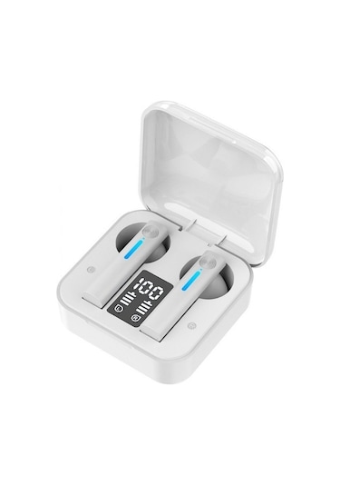 Willowhaven T13 Kablosuz Kulaklık Beyaz - Bluetooth 5.0, Parmak İzi Touch, 10m Mesafe, 300mah Şarj Kapasitesi
