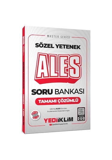 Yediiklim Yayınları 2025 Ales Sözel Yetenek Tamamı Çözümlü Soru Bankası