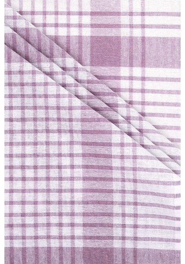 Pamuklu Lila Renkli Pöti Kareli 4'lü Kurulama Bezi, Beslenme Örtüsü, Servis Peçetesi