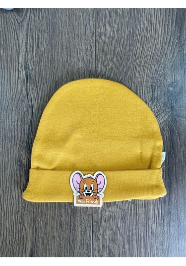 2d2b Hello Friends Alttan Çıtçıtlı Bereli Unisex 3lü Bebek Takım Sarı
