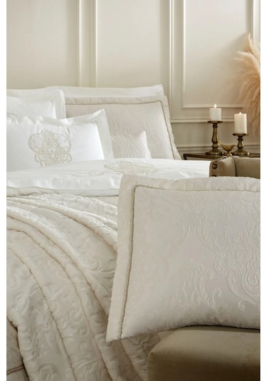 Özdilek Julia 11 Parça Çeyiz Seti - Krem Krem