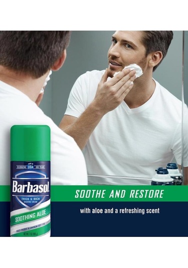 Barbasol Yatıştırıcı Aloe Tıraş Köpüğü 198 G