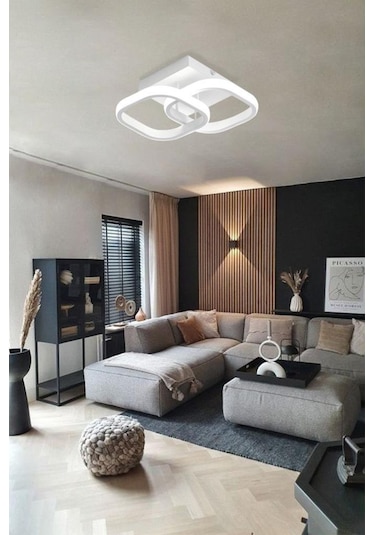 Eray Aydınlatma 9253 Plofonyer Beyaz Led Avize