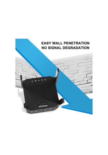 Reedark 300mbps Kablosuz Wifi Sinyal Güçlendirici - Uzun Menzilli Genişletici, Eu Fişli
