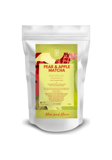 Mim and More Pear & Apple Matcha Armut & Elmalı Matcha 100 G