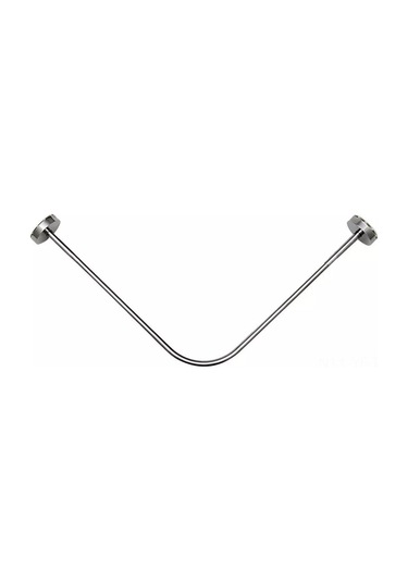 Yifomall Banyo İçin Delmezsiz Genişletilebilir Çelik Duş Çubuğu 80-100cm - Yarı-u Şekli, Kurulması Kolay, Çekirdekli Ve Dayanıklı Diğer