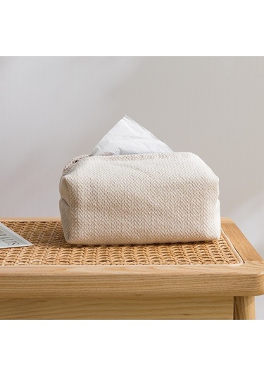 C Tarzı-iskandinav Taklit Kenevir Doku Kutusu Doku Seti Bez Çizim Kağıt Torba Araba Ev Salonu Peçete Saklama Kutusu