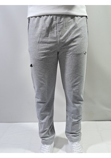 Jump Erkek Slim Fit Pamuklu 2 İplik Eşofman Altı Melanj Gri Jump Erkek Slim Fit Pamuklu 2 İplik Eşofman Altı Melanj Gri