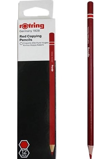 Rotring Kopya Kalemi Kırmızı 12'li