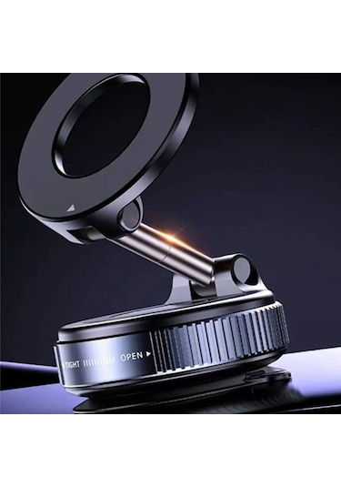 Manyetik Vakumlu Katlanır Araç Telefon Tutucu Ayna-cam-araba Magsafe Araç Tutucu X68 1