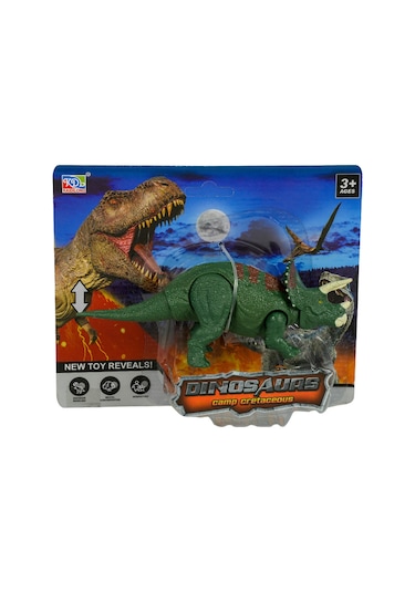 Dinozor Trıceratops Figür Yeşil