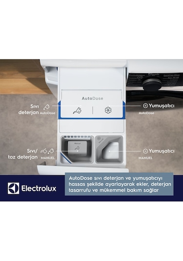 Electrolux EW8F5407ACT UltraCare 800 1400 Devir 11 KG Çamaşır Makinesi