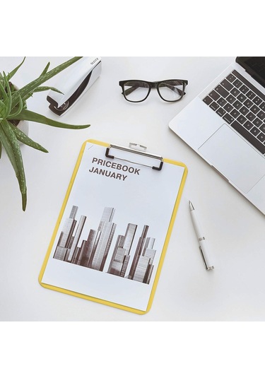 Leitz Active Wow A4 Plastik Kapaksız Sekreterlik Sarı Sarı