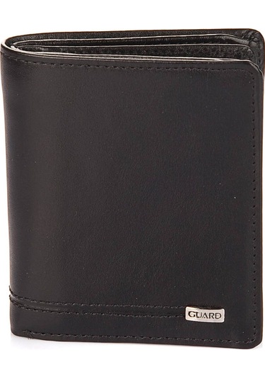 Guard El Portföyü Hakiki Deri Mat Siyah 703 Çok Renkli