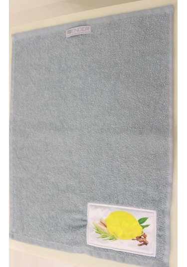 30x40 Limon Nakışlı Bukle Mutfak Havlusu 001