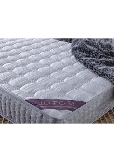 Luper Tek Kişilik Omurga Destekli Lüks Full Yaylı Rahat Yatak