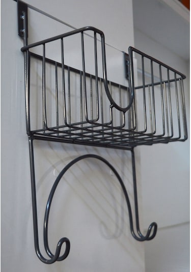 Filamento Siyah Kapı Arkası Ütü Ve Ütü Masası Askısı Ütü Düzenleyici Raf