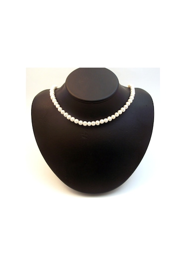 8 Mm. Gerçek Inci Gümüş Kolye Sevgiliye Hediye