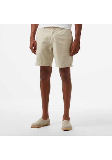 Nautica Erkek Bej Slim Fit Şort Düz B55218t Bej