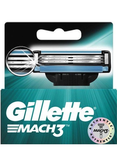 Gillette Mach3 Yedek Başlık 4'lü