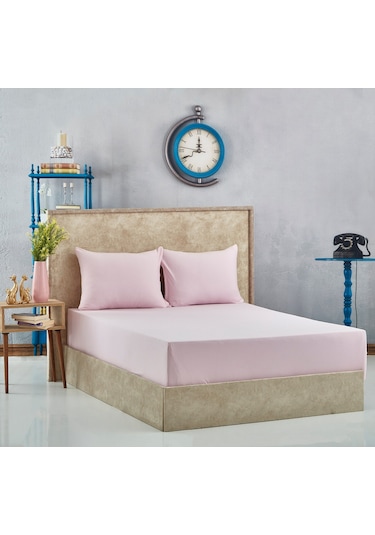 Komfort Home Çift Kişilik Penye Lastikli Çarşaf Seti 140X200 Cm (478420862)