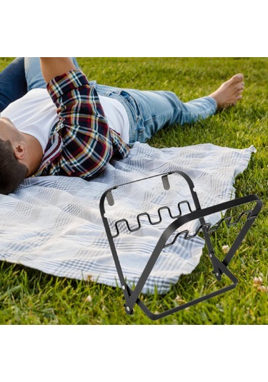 Suntek Kamp Çöp Torbası Tutucu Asılı Partileri Için Piknik Siyah Siyah