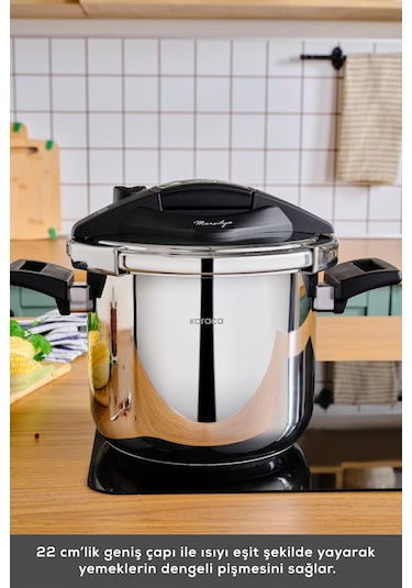 Karaca Marsilya İndüksiyon Tabanlı Düdüklü Tencere 7 Lt