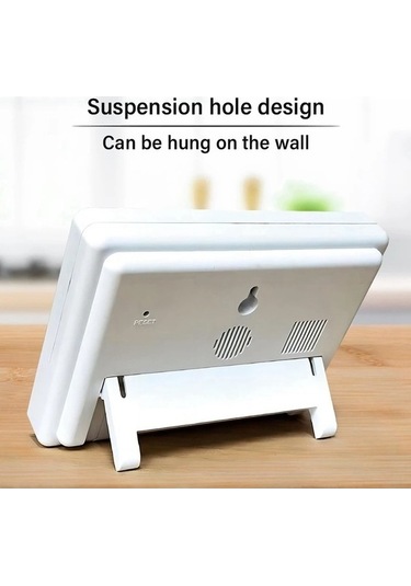 Moly Türkçe Xiaoguang Wifi Kablosuz Termometre Higrometre Kapalı/açık White Dijital Sıcaklık Nem Ölçer Ev Ve Çocuk İçin Uygun