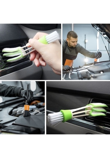 ARC Yumuşak Kıllı İç Ve Dış Temizlik İçin 5+1 Detaylı Araç Oto Temizlik Bakım Fırça Seti