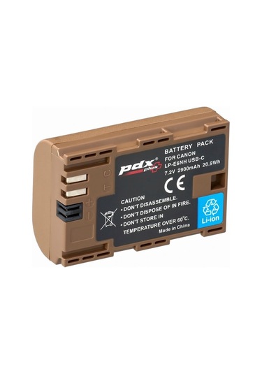 Pdx Plus For Canon Lp E6nh Usb-c Batarya