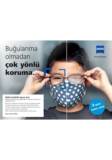 Zeıss Antifog Buğu Önleyici Sprey Seti
