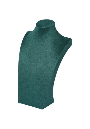 Trendooze Yeşil Vitrin Styleb-29cm Showroom Organizatörü Mücevher Koyu Kolye Göğüs Göğüs Depolama 29cm Wu