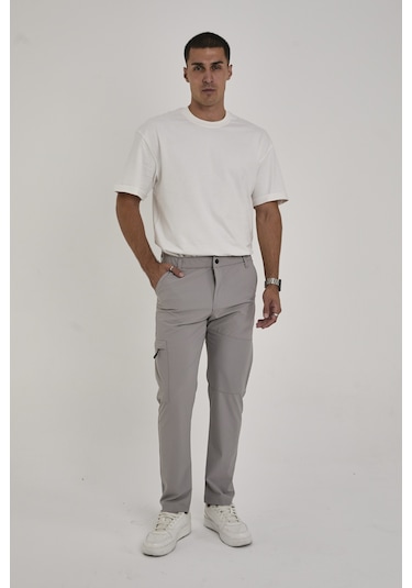 Camp529 Outdoor Tactical Su İticili Likralı Yazlık Erkek Taktik Pantolon Taş