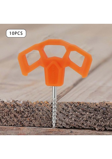 Suntek Açık Tırmanma Yürüyüş Için 10 Adet Kamp Turuncu Turuncu