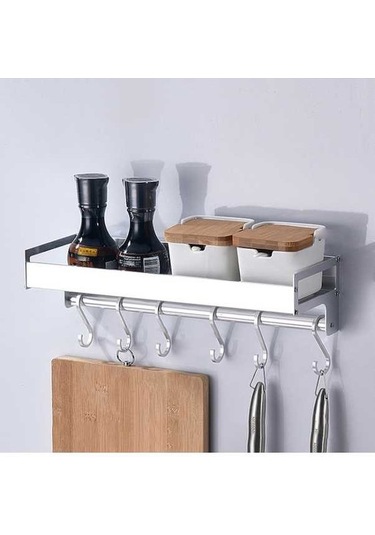 Dancemonkey 40cm Mutfak Çok Fonksiyonlu Baharat Depolama Rafı, Modern Tasarım 1