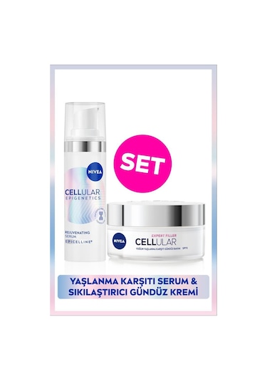 Cellular Epigenetics Rejuvenating Serum 30ml Ve Cellular Expert Filler Gündüz Kremi