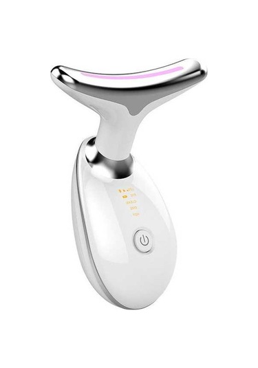 Bloomnest Ems Microcurrent Led Foton Terapi Yüz Masaj Cihazı Beyaz Beyaz