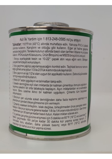 Pvc Yapıştırıcısı Weld-on 1000 Gr