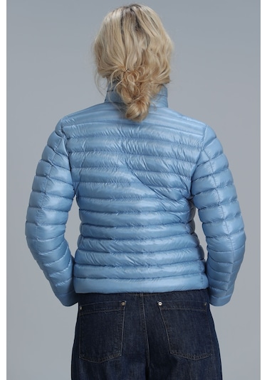 Lufian Mary Kaztüyü Kadin Mont Mavi Mavi 122120022100300 Mavi