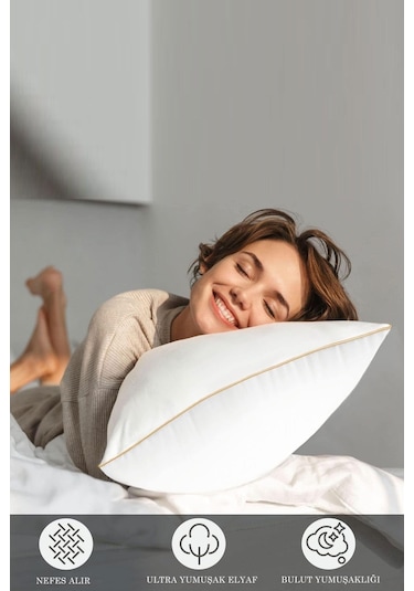 Varol Gold Serisi 1200 GR Nano Jel Yastık 50 x 70 CM 2 Adet