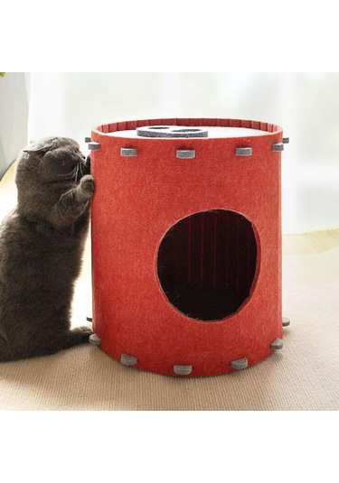 Suntek Kedi Yatağı Mağara Yatak Aşınmaya Dayanıklı Hideout