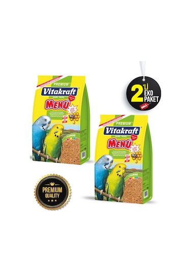 Vitakraft Menu Premium Ballı Muhabbet Kuşu Yemi 2 x 500 G