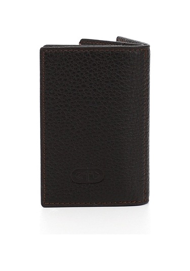 Gönderir Kahverengi Gön Hakiki Deri Unisex Kartlık 06205 Kahverengi