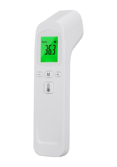Samdoo İnsan/nesne Sıcaklık Ölçer, 3-5cm Mesafeyle, 3 Renkli Lcd Ekran, C/ F Değiştirilebilir, 18s Otomatik Kapatma