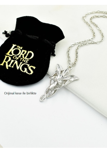 Brezza Lusso Jewelry Gümüş Kaplama Akşam Yıldızı Evenstar- Arwen Kolye - M248 Çok Renkli