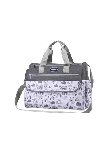 Flybuy Tek Omuz Moda Jialan Gri Büyük Kapasiteli Anne Çantası Vq Gri